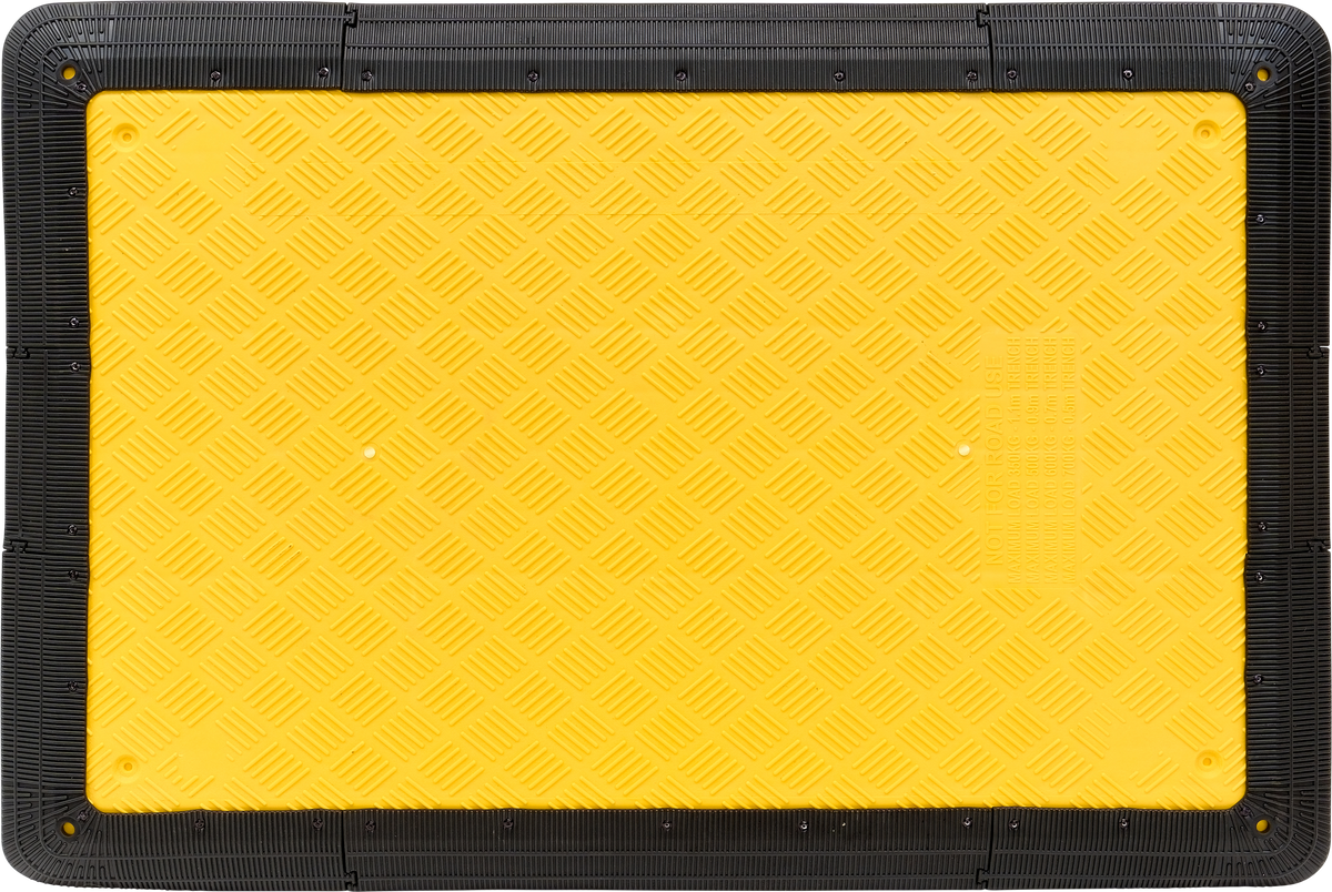 Ground Nurse rugged trench cover for pedestrian access