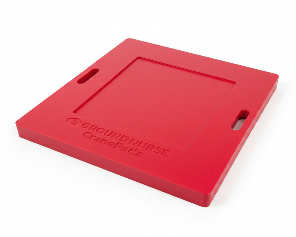 Crane Pad, Outrigger, Red, 1000*1000*60