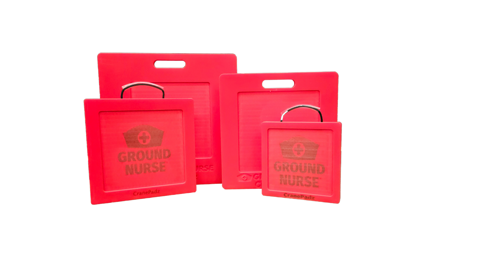 Crane Pad, Outrigger, Red,  400*400*40, 11T