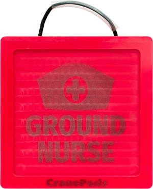 Crane Pad, Outrigger, Red,  300 x 300 x 40, 9T