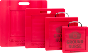 Crane Pad, Outrigger, Red,  400 x 400 x 40, 11T