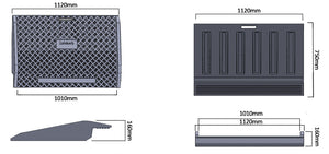 Kerb Ramp, Pedestrian, 1300 x 700 x 80