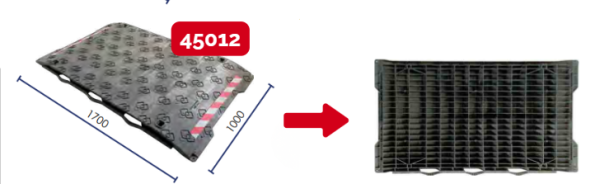 Trench Bridges Platform, 1700 x 1000 x 50