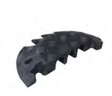 Flip Top Cable Cover, 3 Cable End